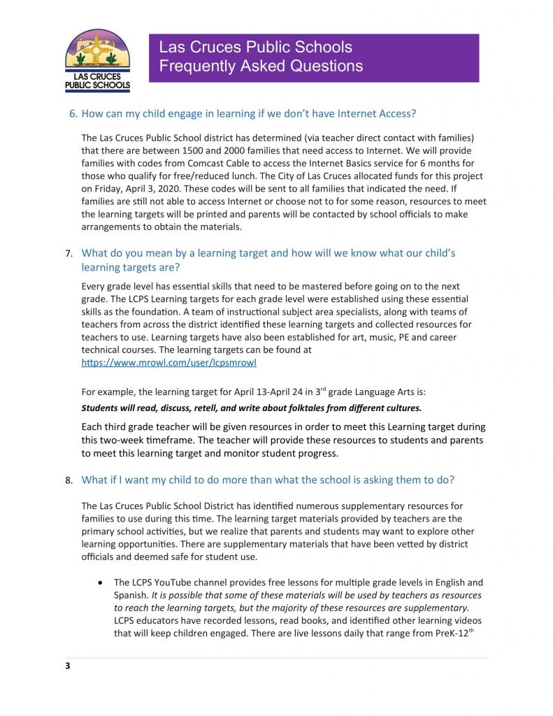 Community Resource Remote Learning For Las Cruces Public Schools Begins Today Faq S And Links Las Cruces Today internet providers in las cruces nm on Community Resource Remote Learning For Las Cruces Public Schools Begins Today Faq S And Links Las Cruces Today