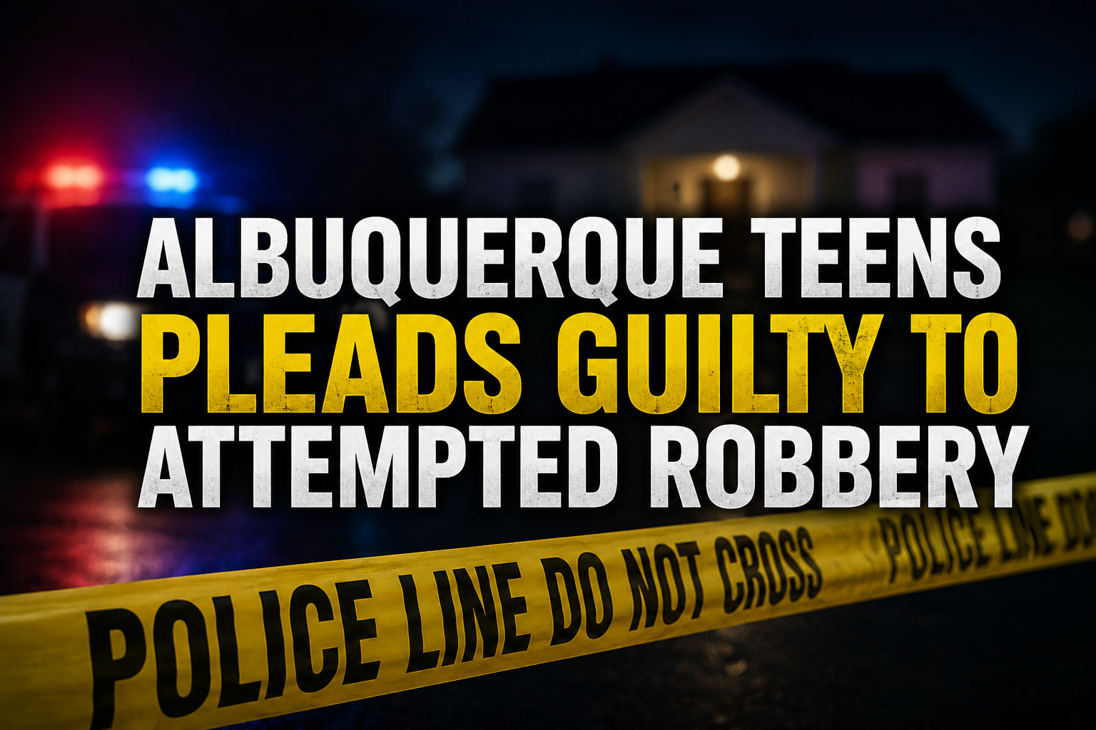 Teen Pleads Guilty in Fatal Albuquerque Attempted Robbery Case - Las ...