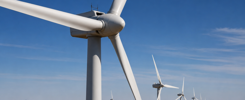 Wind turbines at the SunZia Wind project in New Mexico, the largest wind farm in the United States.