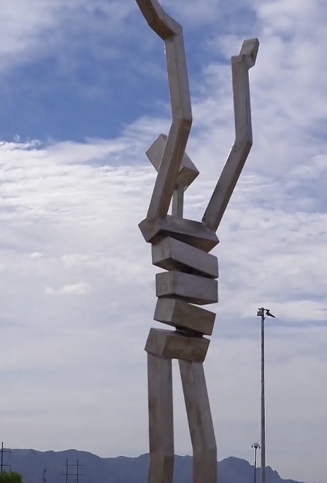 James Moore's "Dance of Life" sculpture at the East Mesa Public Recreation Complex in Las Cruces.