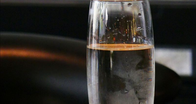 Glass of drinking water representing a Las Cruces Utilities warning about a scam involving unauthorized water quality flyers. Photo courtesy: Bravo Mic Communications, LLC.