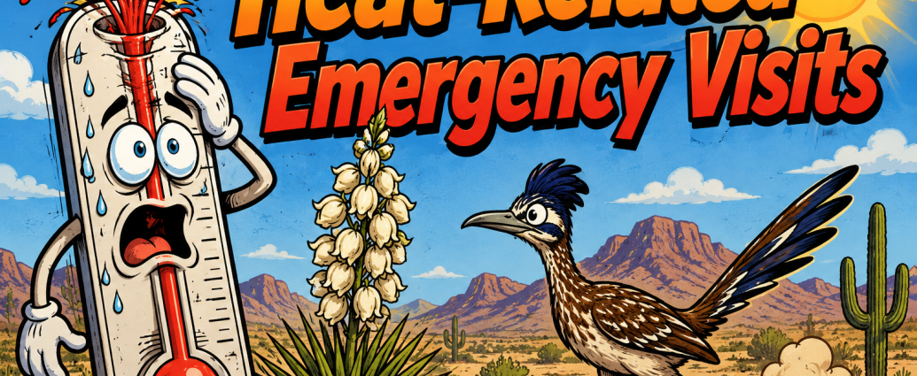 Heat-related emergency visits in New Mexico amid rising summer temperatures