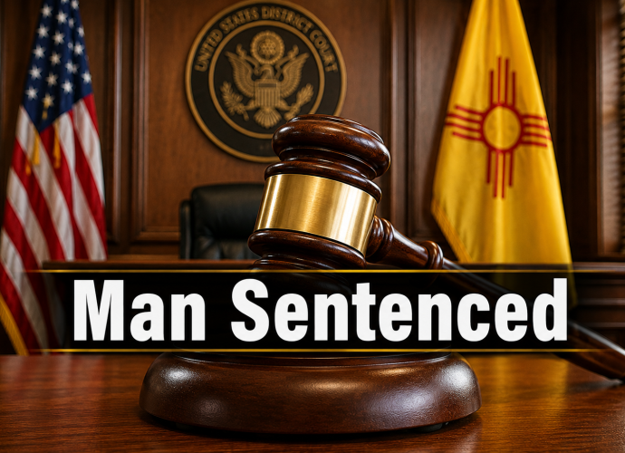 Deming man Gerald Lopez sentenced to 101 months in federal prison on drug, firearm and high-speed flight charges.