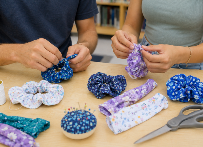 DACC Library welcomes students with creative workshops