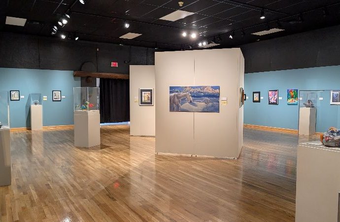 Interior view of the Branigan Cultural Center in Las Cruces, where the 2027 Annual All-City High School Art Show will be displayed.