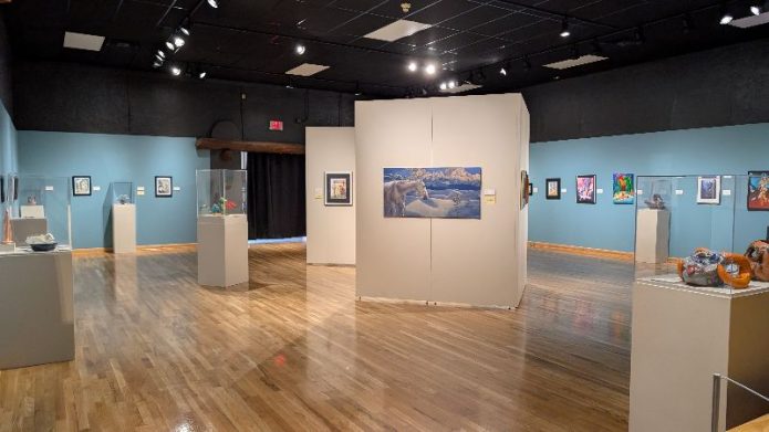 Interior view of the Branigan Cultural Center in Las Cruces, where the 2027 Annual All-City High School Art Show will be displayed.