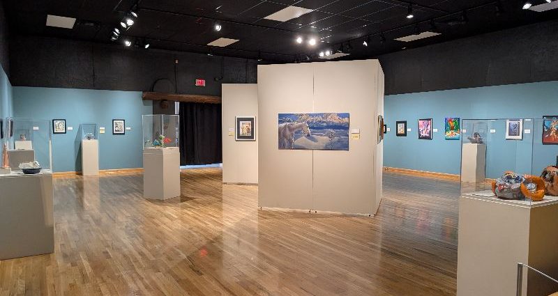 Interior view of the Branigan Cultural Center in Las Cruces, where the 2027 Annual All-City High School Art Show will be displayed.