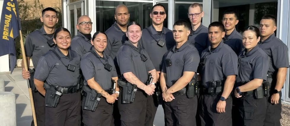 Las Cruces Police Department Academy cadets graduating from the 56th Academy.