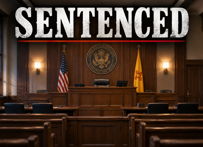Las Cruces man sentenced to federal prison for attempted bank robbery in Deming