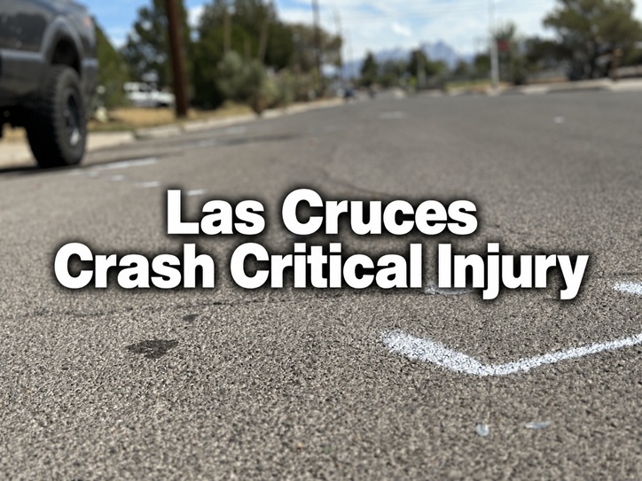 22-Year-Old Man Critically Injured in Las Cruces Crash